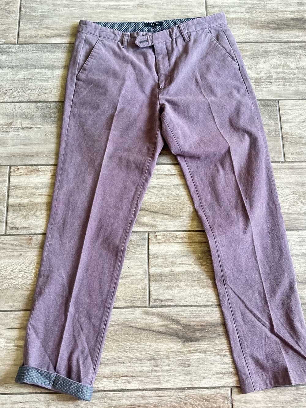 Ted Baker Lavender Chino Pants